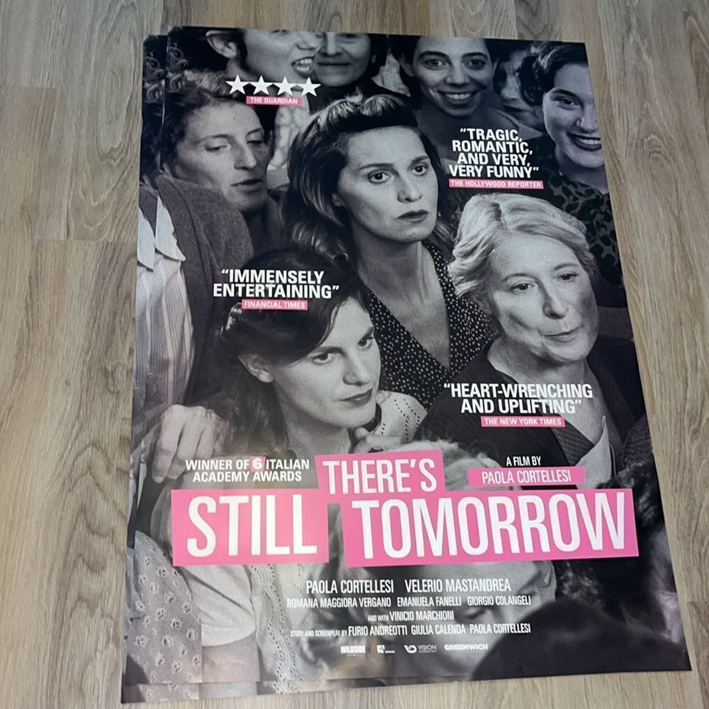 There’s Still Tomorrow Cinema Theatre Movie poster award winning film Italian